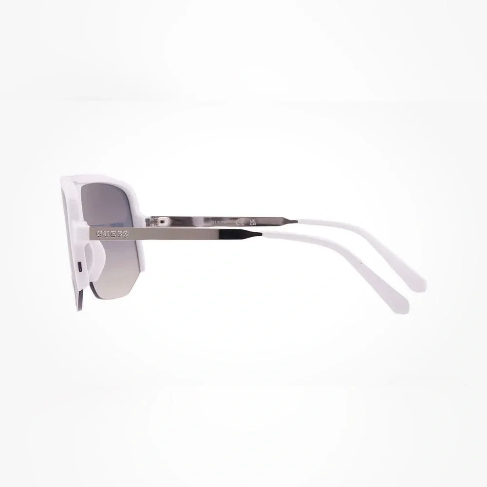 Unisex Guess Factory Blue Gradient Shield Men's Sunglasses GO00054 21W 00